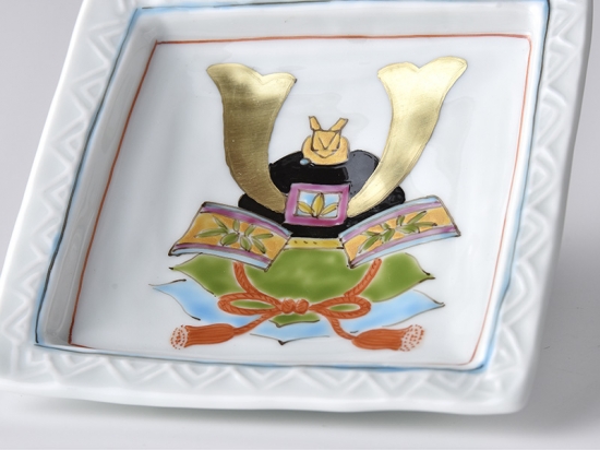 風水パワーアイテム　大飾り皿　金をふんだんに使って描いた邁進する北前船と満開の桜 風水パワーアイテム 大飾り皿 金をふんだんに使って描いた邁進