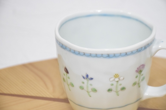 手作り藍釉マグカップ 雪結晶釉マグカップ 藍 | 大雪窯オンラインショップ