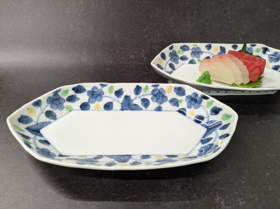 古平戸 貝 青海波紋 水滴 DT355（藍水セレクトショッピング）